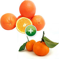 12 kg Naranjas Mesa y 4 kg Mandarinas - Mixta de Mesa 16 Kg